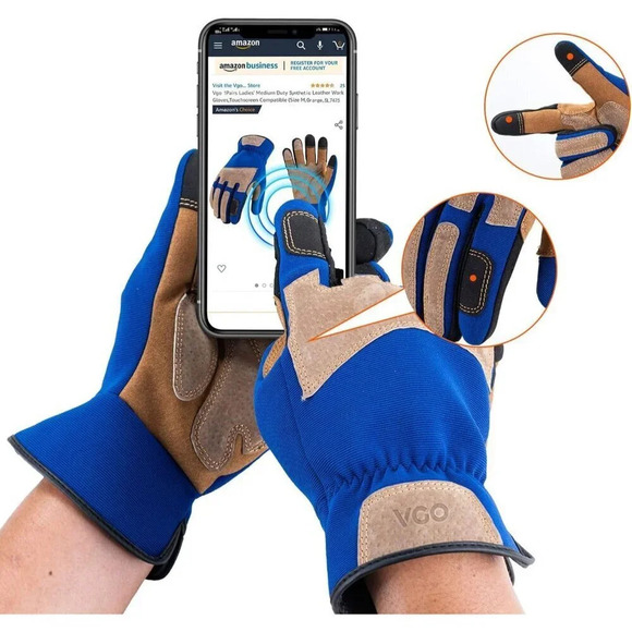 Gardening Gloves  Safety Work Blue Gloves Puncture-proof Thornproof For Men's - Picture 6 of 6